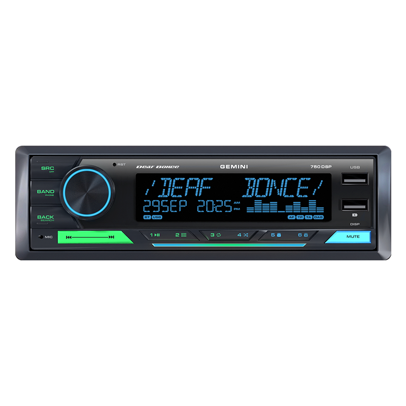 Автомагнитола Deaf Bonce Gemini 750DSP 1DIN