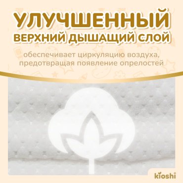 Kioshi Premium подгузники-трусики M42 6-11 кг купить,NaN