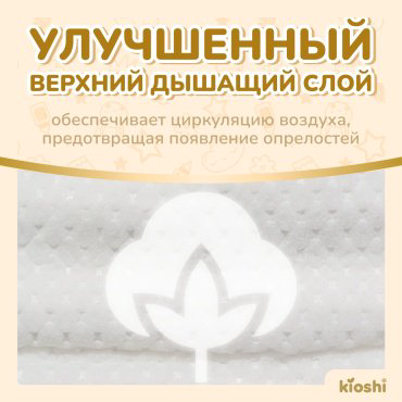 Kioshi Premium подгузники-трусики M42 6-11 кг купить,NaN