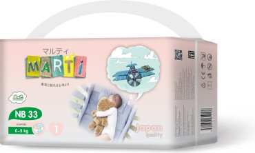 Подгузники MARTI 0-5 кг, 33 шт купить,NaN