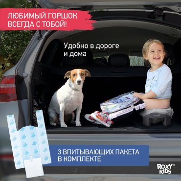 Горшок Roxy HandyPotty HP-250GT мультиколор