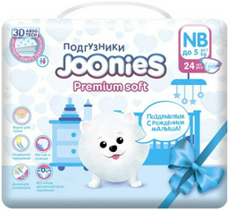 Подгузники Joonies NB, 24 шт