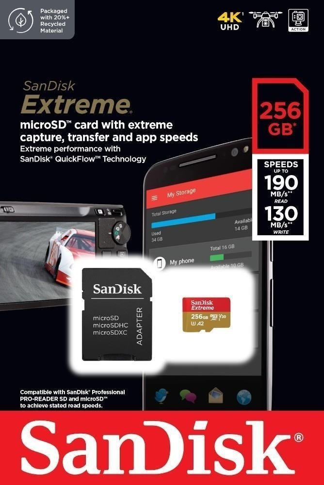 Карта памяти SanDisk SDSQXAV-256G-GN6MA 256 Гб купить,NaN