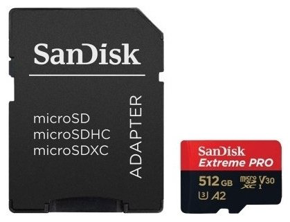 Карта памяти SanDisk Extreme PRO SDSQXCZ-512G-GN6MA 512GB купить,NaN