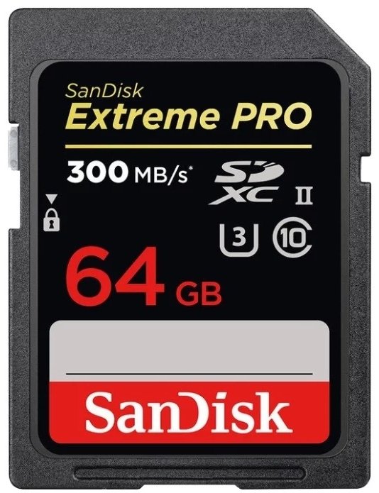 Карта памяти SanDisk Extreme Pro SDSDXPK-064G-GN4IN 64Gb купить,NaN