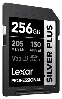 Карта памяти Lexar Secure Digital XC Silver Plus UHS-I V30 LSDSIPL256G-RNNNC 256 Гб купить,NaN