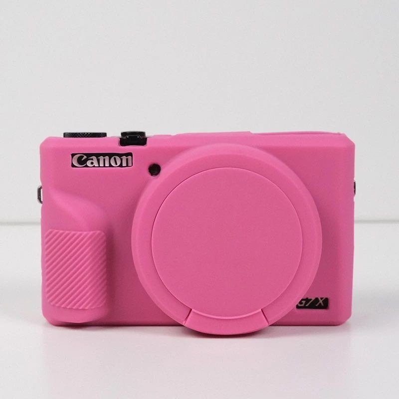Чехол MAMEN для Canon PowerShot G7X Mark III розовый купить,NaN