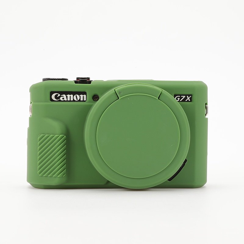 Чехол MAMEN Canon PowerShot G7X Mark II Dark Green зеленый купить,NaN