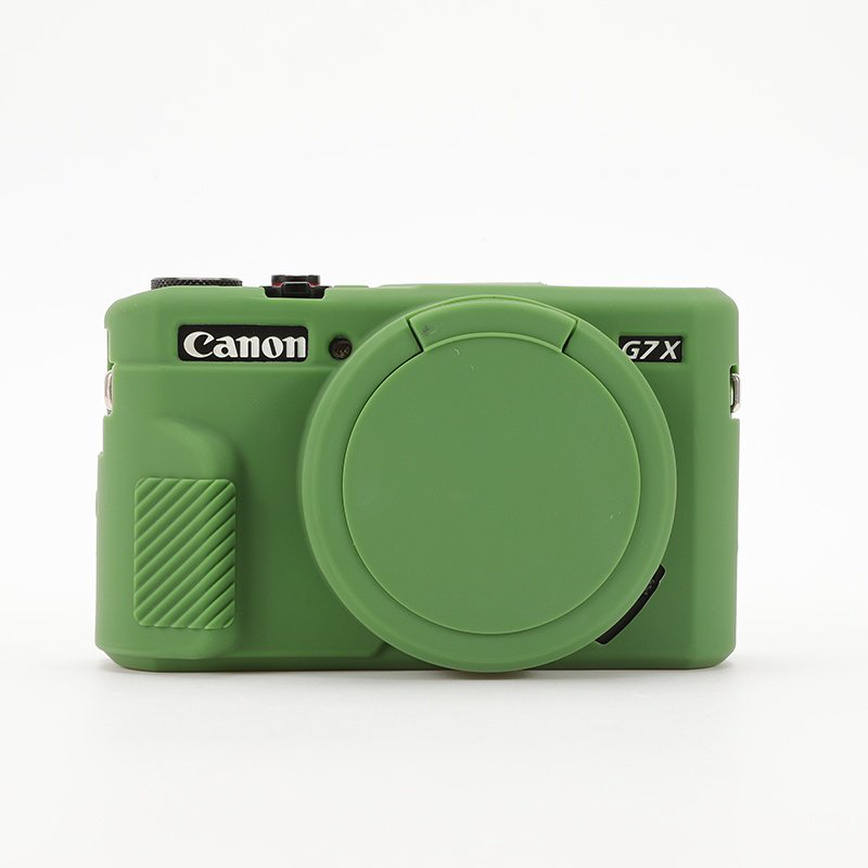 Чехол MAMEN Canon PowerShot G7X Mark II Dark Green зеленый купить,NaN