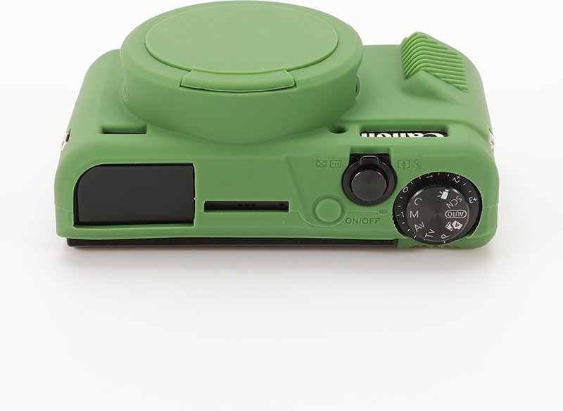 Чехол MAMEN Canon PowerShot G7X Mark II Dark Green зеленый купить,NaN