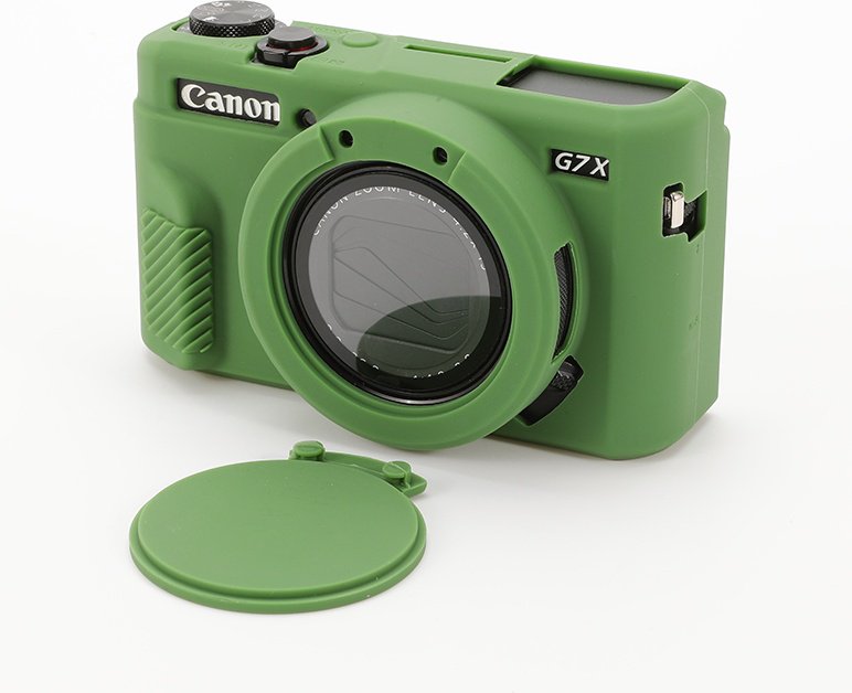 Чехол MAMEN Canon PowerShot G7X Mark II Dark Green зеленый купить,NaN