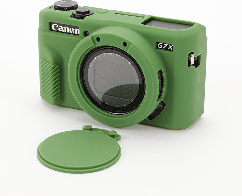 Чехол MAMEN Canon PowerShot G7X Mark II Dark Green зеленый купить,NaN
