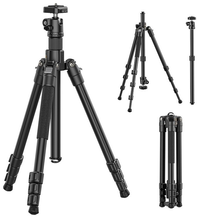 Напольный штатив Ulanzi T093GBB1 TT53 черный купить,NaN