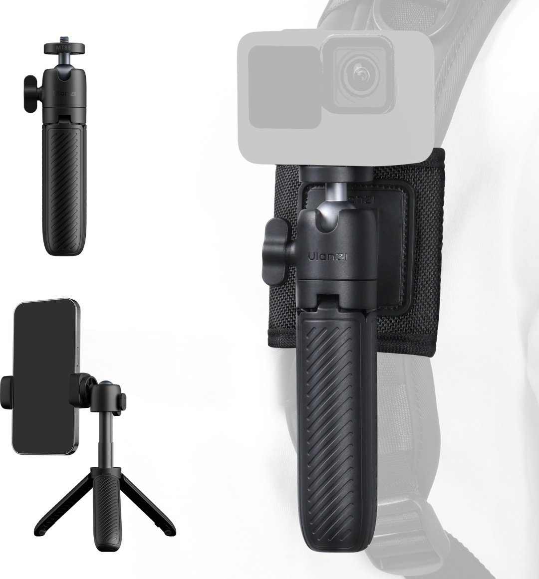Мини-Штатив 3-в-1 Ulanzi MT88 ClipMate Tripod для Смартфонов и Экшн-Камер купить,NaN