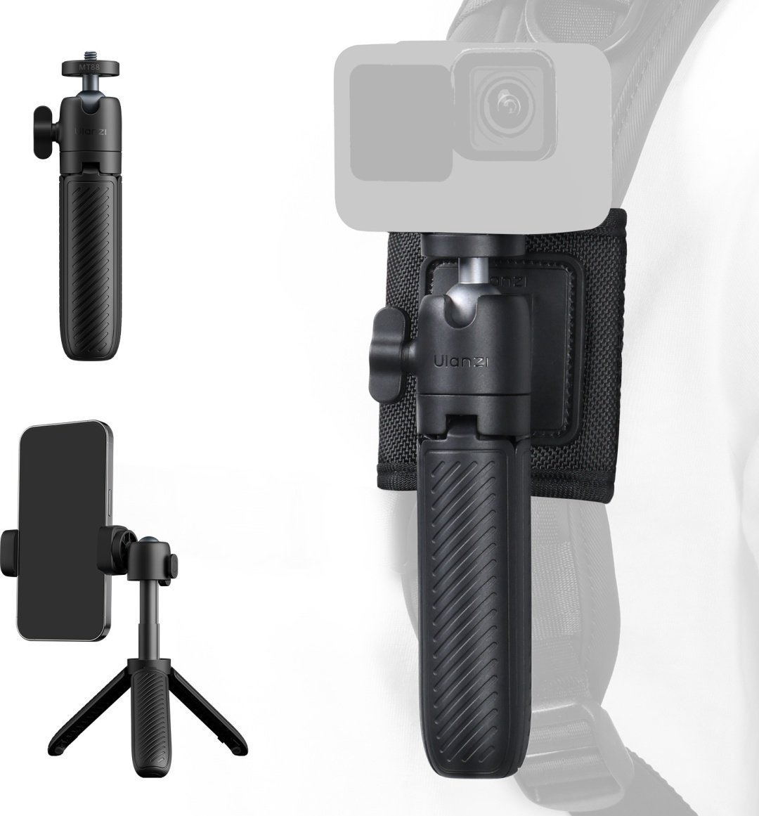 Мини-Штатив 3-в-1 Ulanzi MT88 ClipMate Tripod для Смартфонов и Экшн-Камер купить,NaN