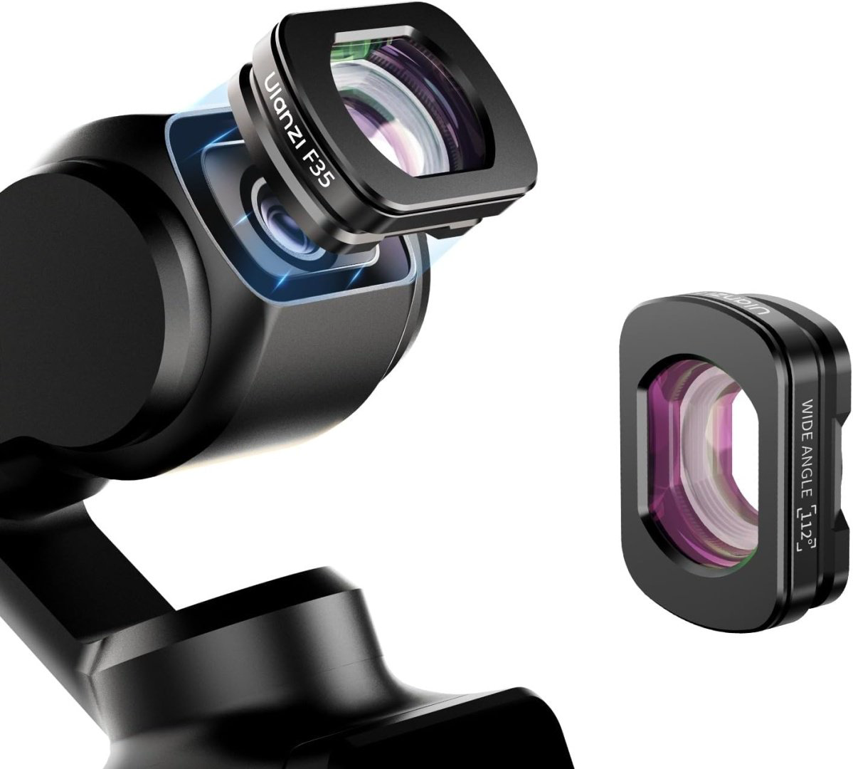 Светофильтр Ulanzi F35 Pocket 3 Wide Angle Lens купить,NaN
