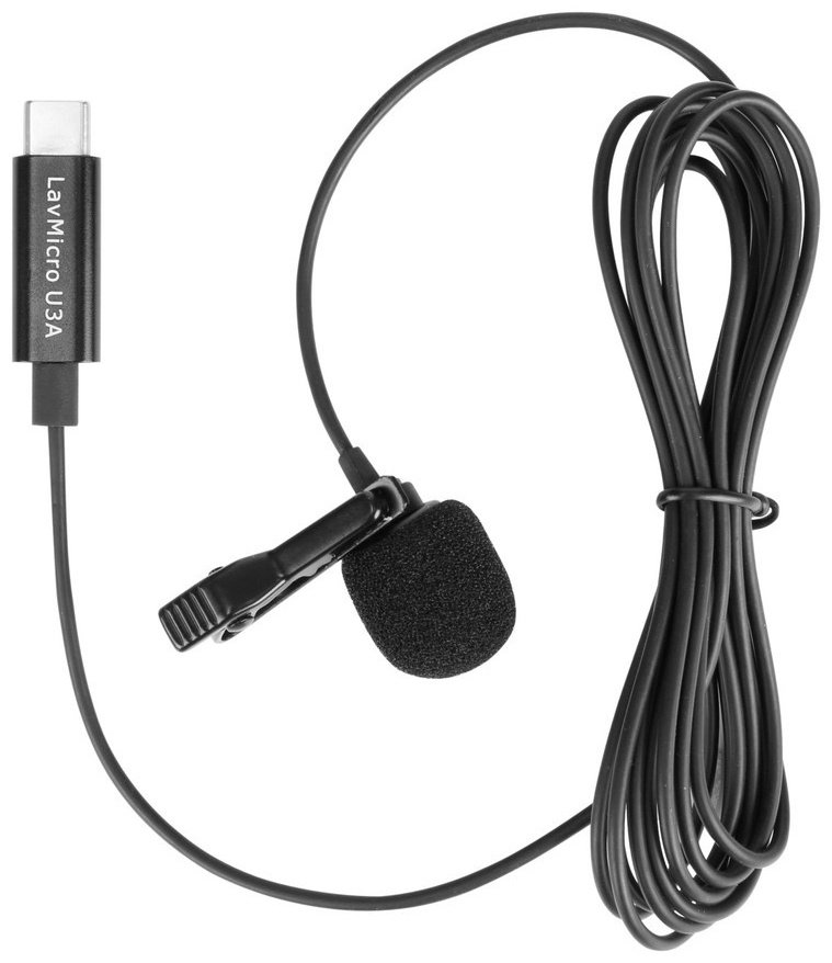 Микрофон Saramonic LavMicro U3A черный купить,NaN