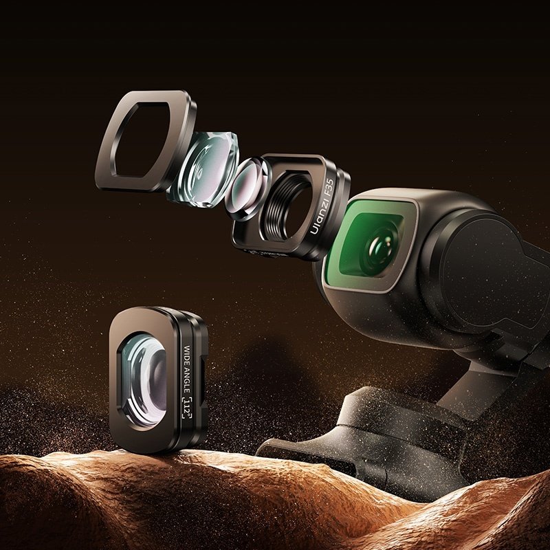 Светофильтр Ulanzi F35 Pocket 3 Wide Angle Lens купить,NaN
