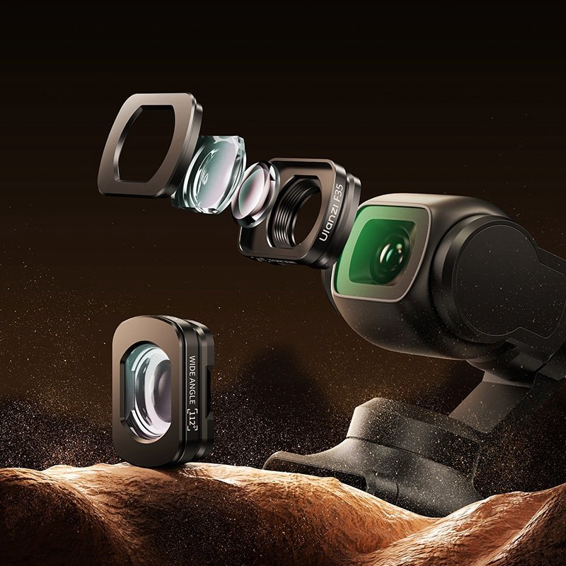 Светофильтр Ulanzi F35 Pocket 3 Wide Angle Lens купить,NaN