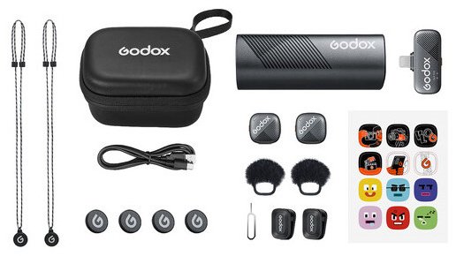 Микрофон Godox Cube-SL Kit2 черный купить,NaN