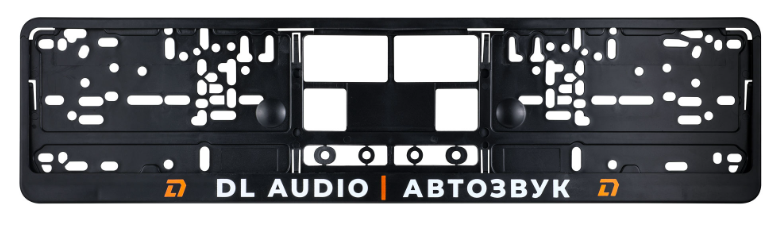 Рамка для номера DL Audio ramkaDl черный