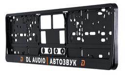 Рамка для номера DL Audio ramkaDl черный
