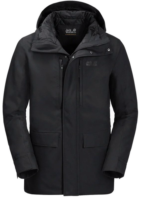 Зимняя куртка Jack Wolfskin черный купить,NaN