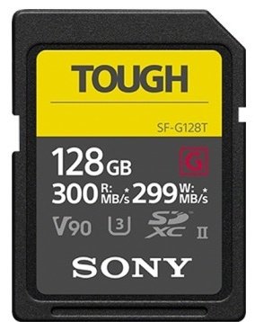 Карта памяти Sony SF-G TOUGH UHS-II V90 SDXC SFG1TG 128 Гб купить,NaN