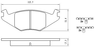 Колодки Winkod передние W217120BP купить,NaN