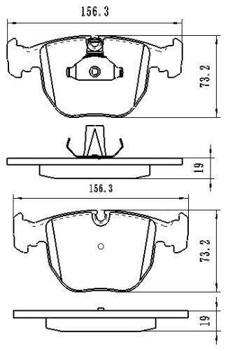 Колодки Winkod передние W0027BP купить,NaN