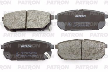 Колодки PATRON задние PBP1736 4 шт купить,NaN