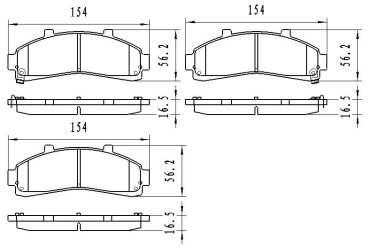 Колодки Winkod передние W1639BP купить,NaN