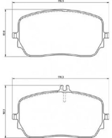 Колодки Brembo передние P50149 купить,NaN