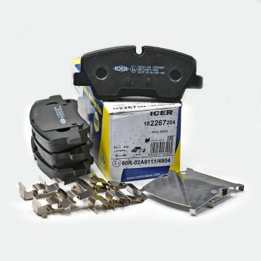 Колодки ICER задние 182267204 4 шт купить,NaN