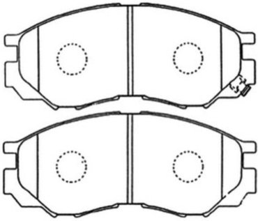 Колодки Winkod передние W1425BP 4 шт купить,NaN