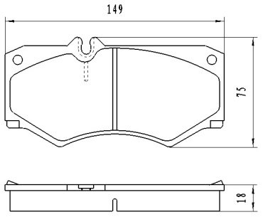 Колодки Winkod передние W1651BP купить,NaN