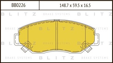 Колодки BLITZ передние BB0226 купить,NaN