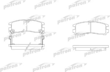 Колодки PATRON задние PBP803 купить,NaN