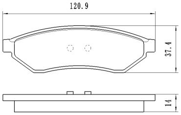 Колодки Winkod задние W1635BP