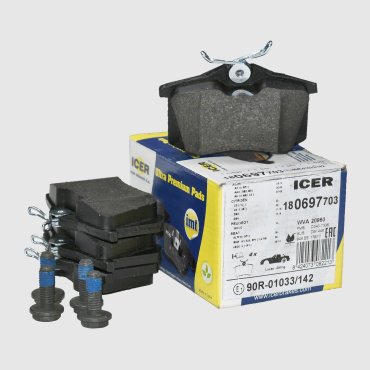 Колодки ICER задние 180697703 купить,NaN