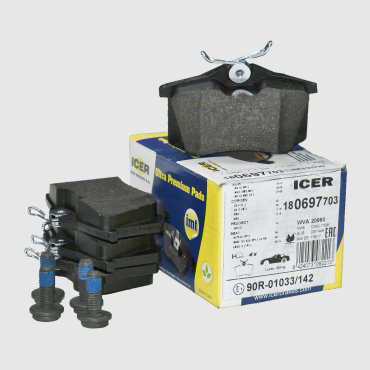 Колодки ICER задние 180697703 купить,NaN
