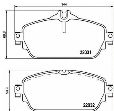 Колодки Brembo передние P50118 1 шт купить,NaN