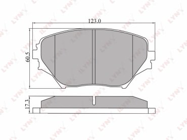 Колодки LYNXauto BD-7511 купить,NaN