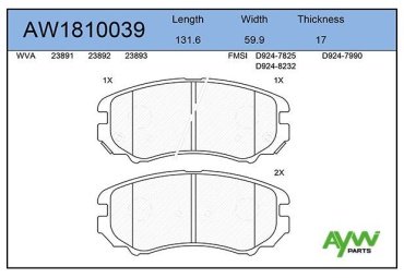 Колодки MILES передние E400160 4 шт купить,NaN