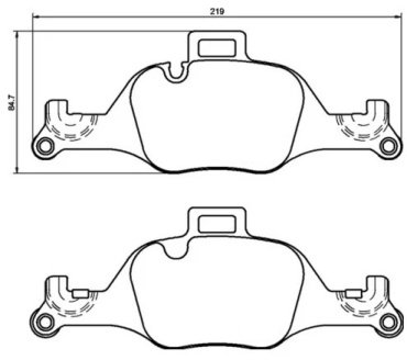 Колодки Brembo передние P06107 купить,NaN