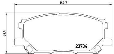 Колодки AKIKA передние AP-26 4 шт купить,NaN