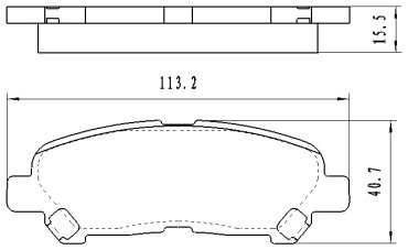 Колодки Winkod задние W0184BP купить,NaN