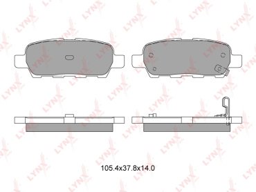 Колодки LYNXauto BD-5706 купить,NaN