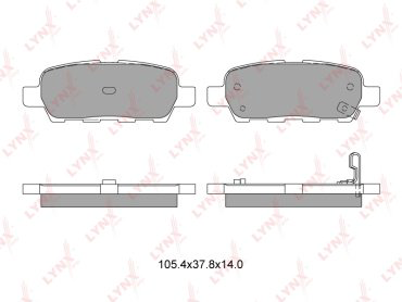 Колодки LYNXauto BD-5706 купить,NaN