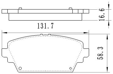 Колодки Winkod передние W0039BP